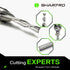 1/8 1/4 1/8 Inch 1/4 Grooving,1/2" CL,2" Router Bits Shank, Spiral Downcut Router Bit, CNC Router Bits, Down Cut End