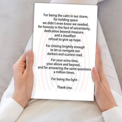 Missonemi Cute Medical Thank You Card for Doctor Nurse, Cute Nursing Preceptor Gifts, Nurse Practitioner Gifts