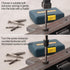 Damaged Screw Extractor Set, 6-Piece Easy Out Bolt Extractor with Quick Change Adapter for Broken Bolts, Stripped Screws