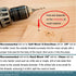 1/4-20 Hex Drive Threaded Inserts for Wood - 40 Pieces Included