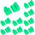 10 Set 5.08mm 4 Pin Male & Female Phoenix Type Connector, No Soldering Green PCB Screw Terminal Block