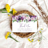 50 FYSUIMU Pcs Funeral Thank You Cards Bulk Boxed Floral Sympathy Blank Note Cards with Sticker Envelope Purple Flower