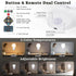 Yochoice Closet Rechargeable Battery Operated Wireless LED Wall Light with Remote Control, Motion Sensor Light Indoor