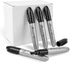 King Size Permanent Markers, 40 Count Black Jumbo Waterproof & Smear Proof Markers for Office Supplies
