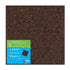 Flipside FLP12058 Dark Cork Tiles, 12" x 12", Pack of 4, Brown Cork for Bulletin Board