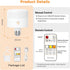 1 Pack 13000 Bulb, Bulb Dimmable Bulb mAh Battery Light Rechargeable with Remote, Wireless Light for Lamp Sconces Home
