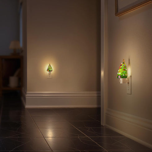 3000K 360 Briignite Christmas Tree Night Light, Night Lights Plug into Wall, Christmas Gifts Cute Night Light for Kids