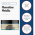 Dixie Belle Moonshine Metallics | Caribbean (4oz) | Water-Based Shiny Chalk Mineral Paint for DIY Furniture