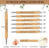 Yeaqee 72 Sets Employee Appreciation Gifts Bulk, Thank You Gift Office Bamboo Pen with Inspirational Cards, Christmas