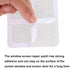 Window Screen Repair Patches - 10 Patches for Screen Door and Window Screen Tears, 4"x 4"
