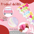 TaoBary 85 Pcs Valentine's Day Bulletin Board Set, 3D Heart Honeycomb Owl Love Truck Cutouts for School Party