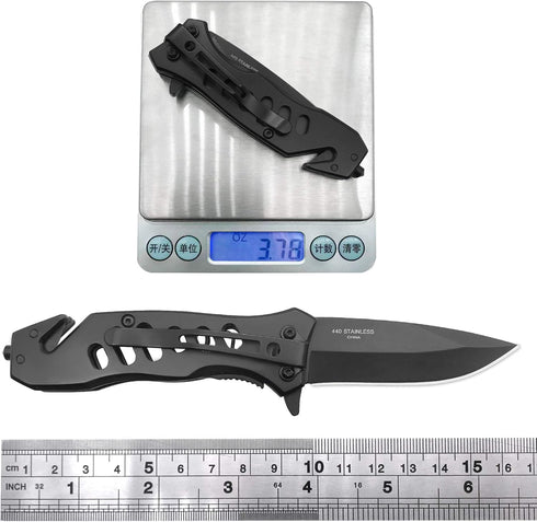 ALBATROSS EDC Cool Sharp Tactical Folding Pocket Knife, SpeedSafe Spring Assisted Opening