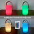 4 (1 Pack) AA Battery Operated Portable Lantern - Color Changing Table Lamp, Mood Night Light with Lighting Modes