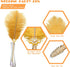 CROWN GUIDE Crystal Ostrich Feather Pen Quills for Wedding Guest Book Signing, 1920s Gatsby Reception Décor, White