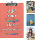 Custom Clipboards with Your Picture Logo Text, Personalized Acrylic Clipboard, Office Gift
