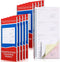 Crtiin 10 Pcs 3 Part Spiral Carbonless Money and Rent Receipt Book with