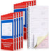 Crtiin 10 Pcs 3 Part Spiral Carbonless Money and Rent Receipt Book with
