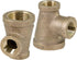 Everflow BRRT1003-NL 1 x 1/2 x 1/2-Inch No Lead Brass Reducing Tee with Female Threaded Connections, Brass Construction