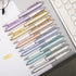 Gel Pens 12 Pcs Fine Tip 0.5mm Black Ink, Smooth Writing Ball Point Pens for Journaling, Cute Aesthetic Office Gifts