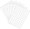 Coding Labels Circle 3/4" Round - 1050pcs Dot Labels for Color Coding, White Stickers