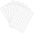 Coding Labels Circle 3/4" Round - 1050pcs Dot Labels for Color Coding, White Stickers