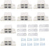 luckkyme 8 Pack Heavy Duty Shutter Hardware Magnetic Cabinet Catch Door Latch with
