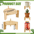 XiMaiChy 7.8 (20 cm) Inch Wood Drink Dispenser Stand Natural Bamboo Fits in Diameter Beverage Jugs Elegant & Sturdy