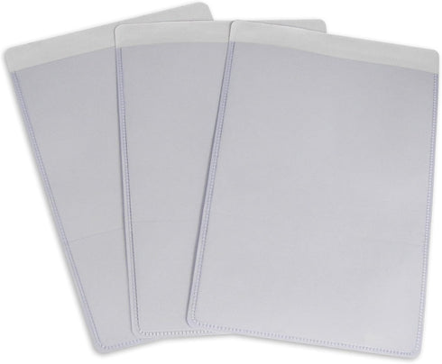 C-Line Self-Adhesive Ticket Holders, Clear, 5 x 8 Inches, 50 per Box (70058)