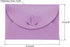PATIKIL Mini Envelopes - 24 Pack Heart Clasp Tiny Storage for Wedding Greeting Party, Purple