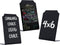 Small Chalkboard Sign for Food Tabletop, Acrylic Board, 4 x 6 Size, Mini Blackboard with Stand
