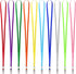 Wisdompro Lanyard with Bulldog Clip, 30 Pack, 17 inch Flat Nylon Neck Lanyard for ID Badges