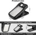 BlueYu 800LM 3 3 (2 Pack) Clip On Solar Motion Lights Outdoor, Brightness, Modes & Color Temperatures, USB Charging