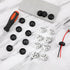 100pcs Push-in Cable Connectors, Non-Metallic Push In Connector for Romex 1/2 Inch Knockouts