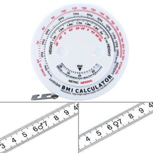 Body Measuring Tape, Weight Loss Ruler, Fitness Retractable Tape for Slim Life