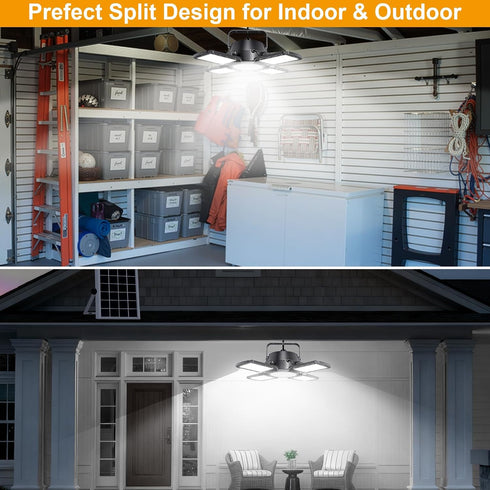176 4 1 4 Auzev Solar Shed Light Indoor Outdoor Upgrade LED and Heads Solar Powered Motion Sensor Pandent Daytime Work