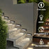 ZONK Outdoor Indoor Step Stair Lights, 110V-240V Waterproof IP65 2W 4000K Neutral White Lighting (1 Pack)