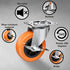 2 Inch Casters, ASHGOOB Caster Wheels with Side Brake, Locking Casters Set of 8 for Workbench and Carts