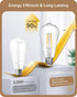 EDISHINE Vintage LED Edison Bulbs 6 Pack, 8W Equivalent 60W, ST64 Dimmable 700LM 2700K Warm White E26 Base