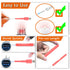Heat Shrink Tubing Kit - 3:1 Ratio, 1/4", 5/16", 3/8" Tube, Red Wire Shrink Wrap Protector for Electrical Tubing