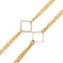 Gold Chain Neck Lanyard for ID Badge - Badge Holder for Teachers, Nurses, and Office Ladies