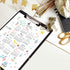 WAVEYU Hardboard Office Clipboard, Decorative Marble Design Clipboard for Students and Office Use