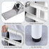 D-GROEE 24.4 Inch Foldable Toilet Grab Bar, Wall-Mounted Bathroom Safety Rail with Anti-Slip Design, Flip-Up Armrests