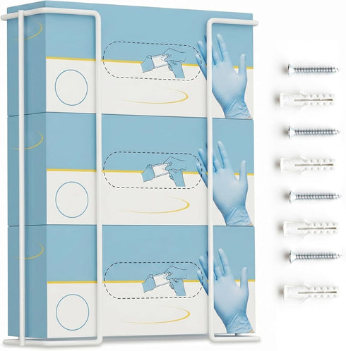 PERFORMORE Large Disposable Glove and Facial Tissue Wire Rack - Glove Box