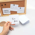 Non-Sticky Blank Notes Cube, 500 Sheets, 3.35x3.35 Inch White Memo Pad for Home Office Writing Supplies