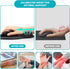 Cute Funny Ergonomic Mouse Pad with Wrist Support, Dumpster on Fire Gel Mousepad for Comfortable Work