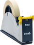 WOD TTD1SD Tabletop Steel Desktop Tape Dispenser - Blue & Gray, Fits Tape up to 1 inch Wide, Holds 3 inch core,