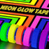 UV Blacklight Reactive Fluorescent Cloth/Neon Gaffer Tape, Super Bright Spike Tape for Glow Party Supplies