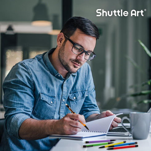 Shuttle Art Mechanical Pencils, 162 Pack Bulk 0.7mm Medium Point, HB #2 Lead Pencils, Assorted Barrels for School