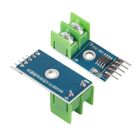 DC 3-5V MAX6675 Module + K Type Thermocouple Temperature Sensor Set, Compatible with Raspberry Pi Arduino