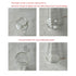 40ml Glass Clear Test Tubes, 24PCS with Screw Caps and Plastic Stoppers